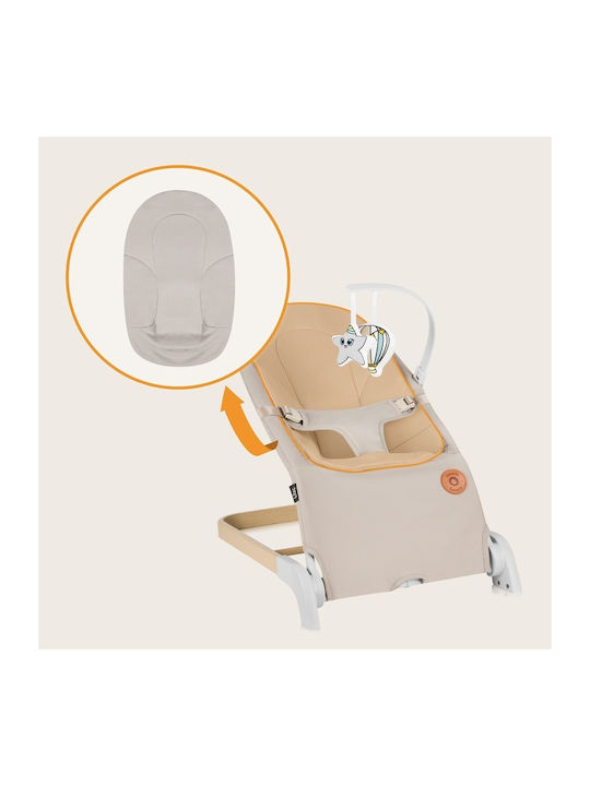 Lionelo Χειροκίνητο Relax Μωρού Lilac Beige Sand για Παιδί έως 9kg