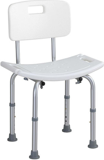 Bakaji Bathroom Seat with Backrest 02837459