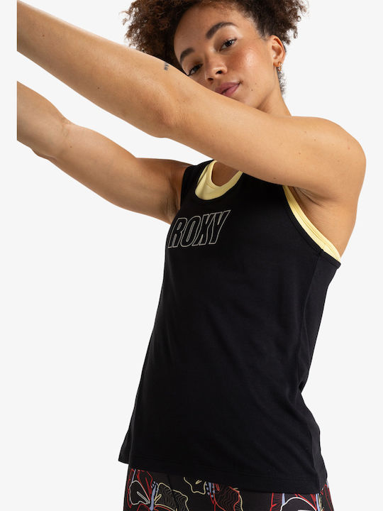 Everyday Flow Women's Athletic Blouse Sleeveless Black