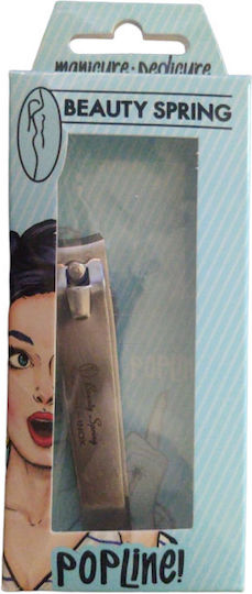Beauty Spring PopLine Νυχοκόπτης Inox Μεγάλος Ασημί