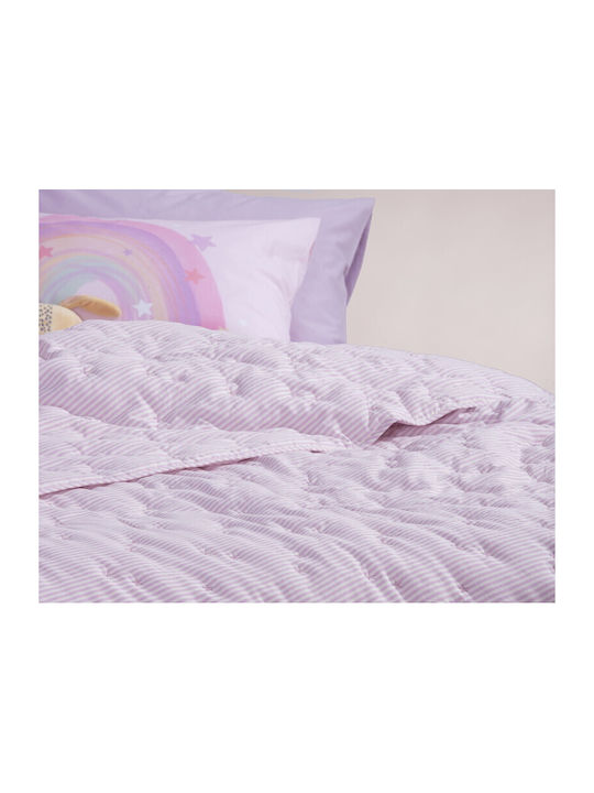 Nef-Nef Homeware Παιδικό Κουβερλί Μονό Special Lilac 180x240εκ.