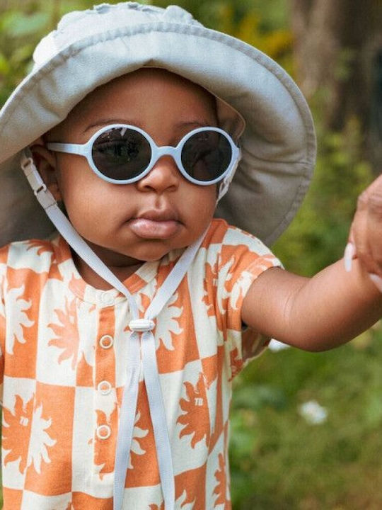 KiETLA Rozz Runde Kinder-Sonnenbrillen Blau Für 1-2 Jahre