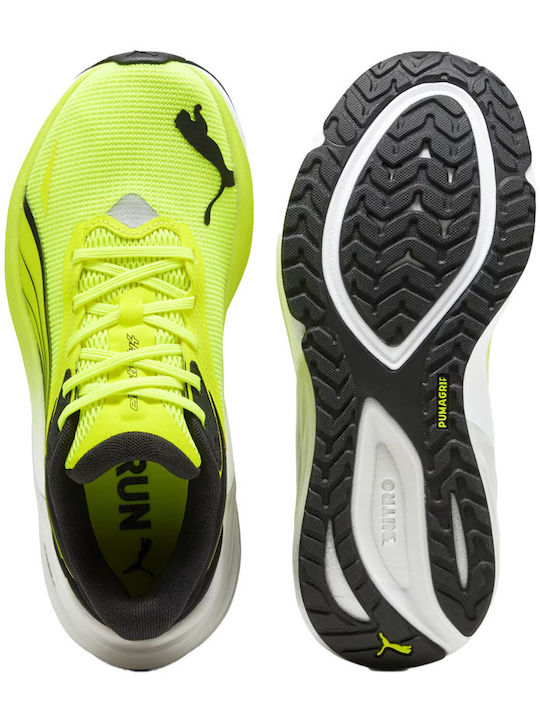 Electrify Nitro 4 Αθλητικά Παιδικά Παπούτσια Running με Κορδόνια Κίτρινα