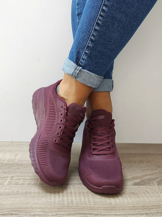 Bobs Squad Chaos Face Damen Sneakers Plum