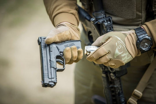 Helikon Tex All Round Fit Tactical Military Gloves Black Shadow Grey