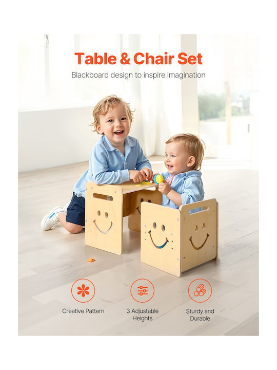Kinderschreibtisch Beige Vevor