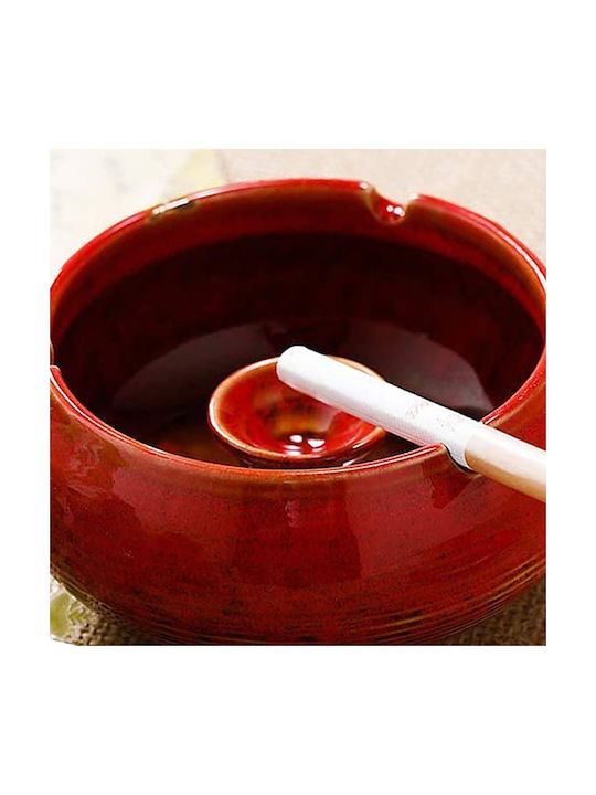 Etoile Scrumbieră Țigaretă Ceramică Roșu 1buc