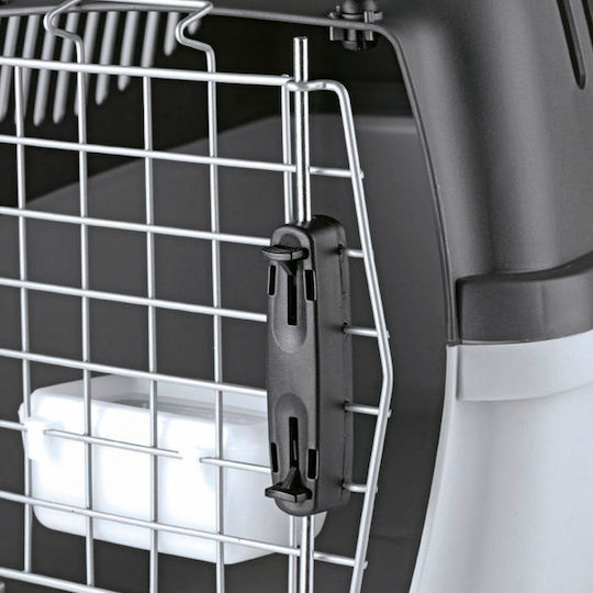 Gulliver Iata Deluxe 3 Dog Transport Cage Gray 60x40x38cm