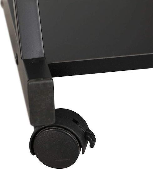 Techly Ica-tb 935b Computer Desk with Keyboard Shelf Black 730x590x370 Mm
