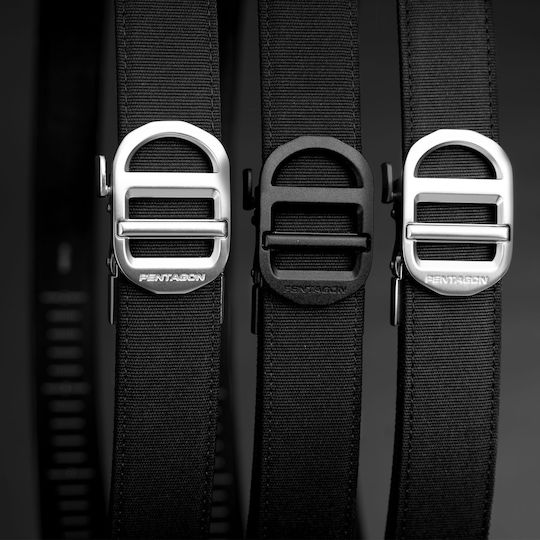 Pentagon Chuck Rachet Military Strap Belt 101.6mm Black