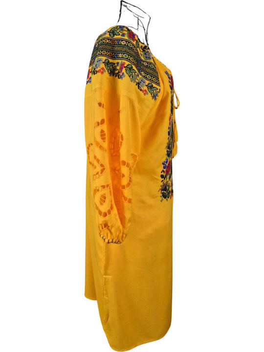 Traditional Women's Dress R Yellow Traditional Women's Dress R Yellow
