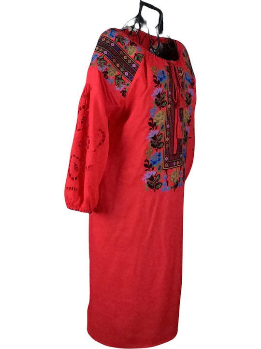 Traditionelles Kleid R24 Rot