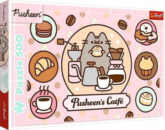 Pusheen At The Café Puzzle 2D 500 Pieces