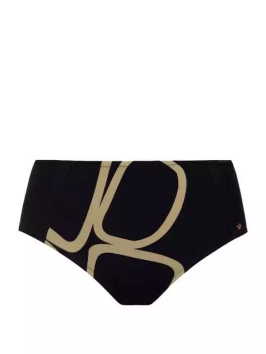 Bikini Slip Ψηλόμεσο Μαύρο