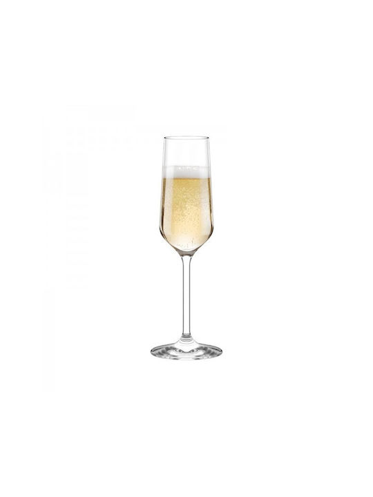 Stolzle Lausitz Set de pahare de sampanie / Vin alb din Sticlă Cu picior 200ml 6buc