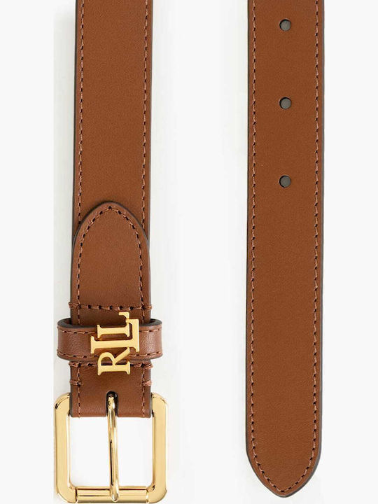 Ralph Lauren Δερμάτινη Γυναικεία Ζώνη Ταμπά
