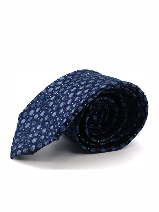 Michael Kors Men's Tie Silk Printed in Light Blue Color