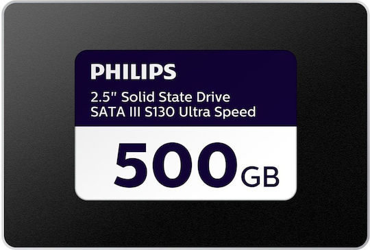 Philips S130 SSD 500GB 2.5 Inch SATA III Connection