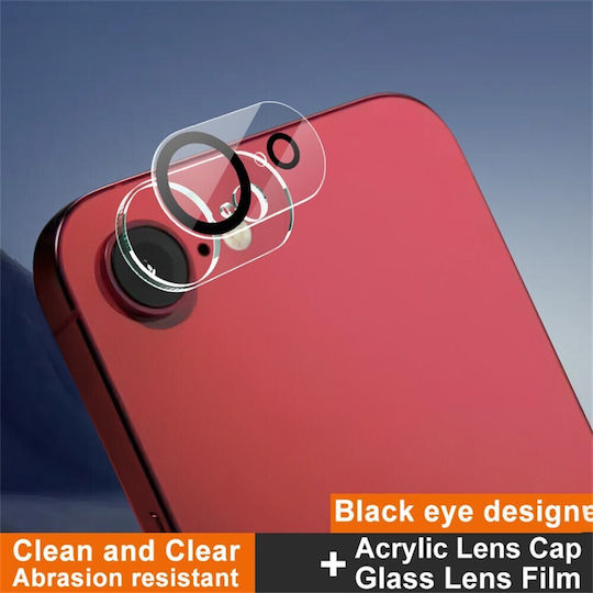 Camera Protection Tempered Glass Black for the Apple iPhone 16e