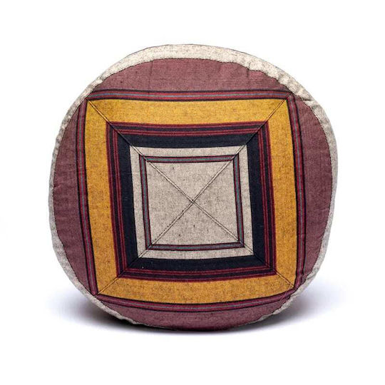 Buchweizen Meditationskissen Mehrfarbig 33x17cm