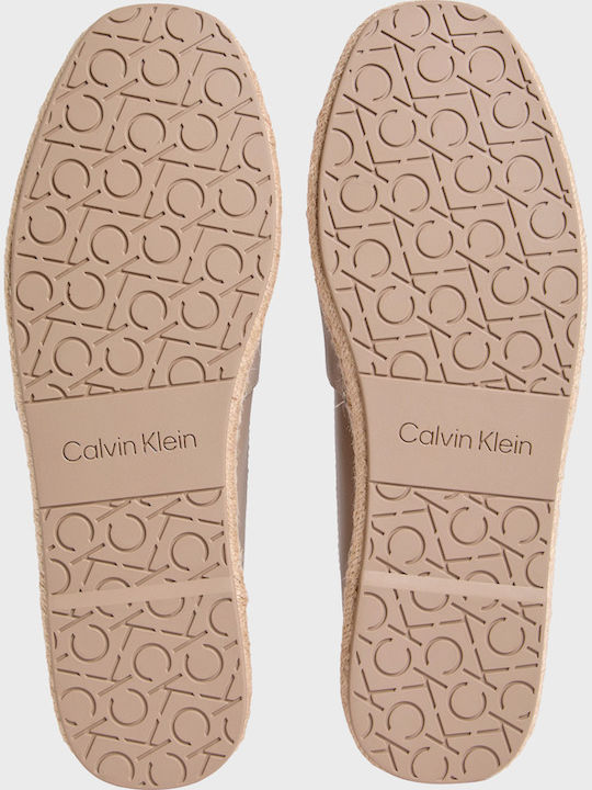 Leather Men's Espadrilles in White Color