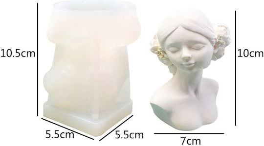 Mold Silicone for Candle / Clay 7.5x7.5cm