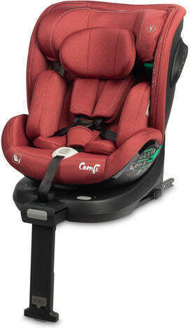 Caretero Comfi Детско Столче за Кола i-Размер с Isofix Червен 0-36 кг