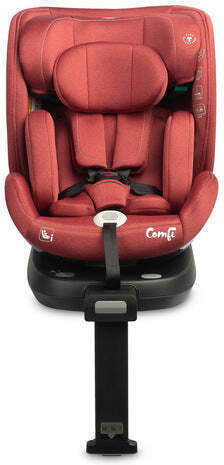 Caretero Comfi Детско Столче за Кола i-Размер с Isofix Червен 0-36 кг