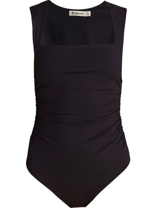 Attrattivo Τετράγωνο Ντεκολτέ 9920643-MAYRO-black Γυναικείο