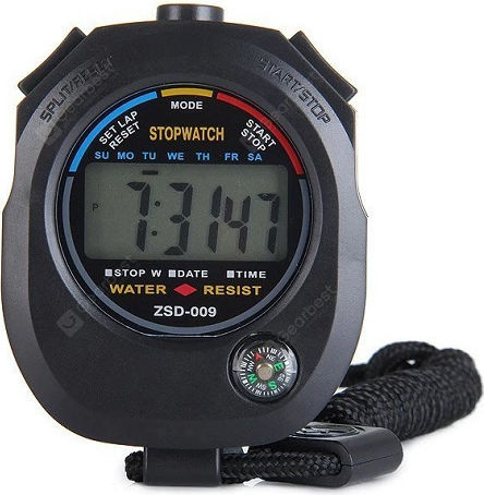 Acp Athletic Digital Handheld Bicycle Stopwatch