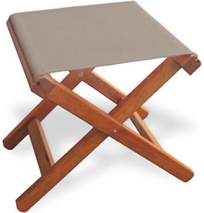 Regiestuhl Hölzernes + Beige 68x51x87εκ.