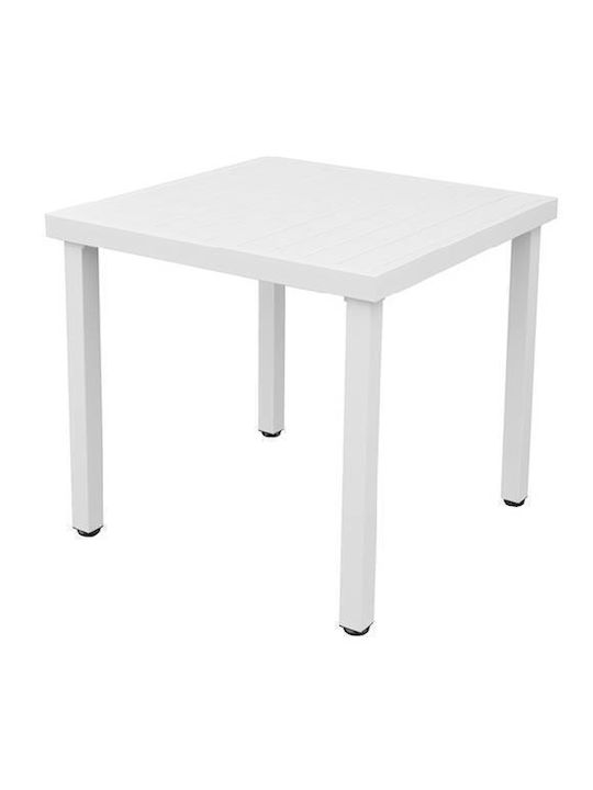 Dining Set for Small Outdoor Spaces Jurdan 3 Pieces White