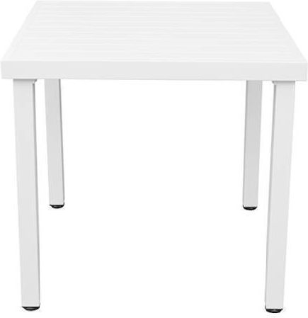 Dining Set for Small Outdoor Spaces Jurdan 3 Pieces White