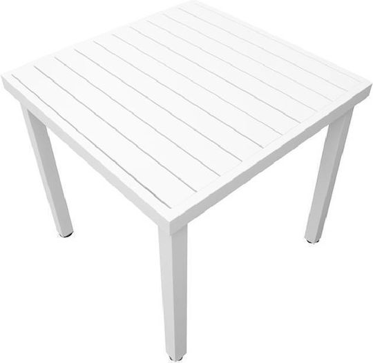 Dining Set for Small Outdoor Spaces Jurdan 3 Pieces White