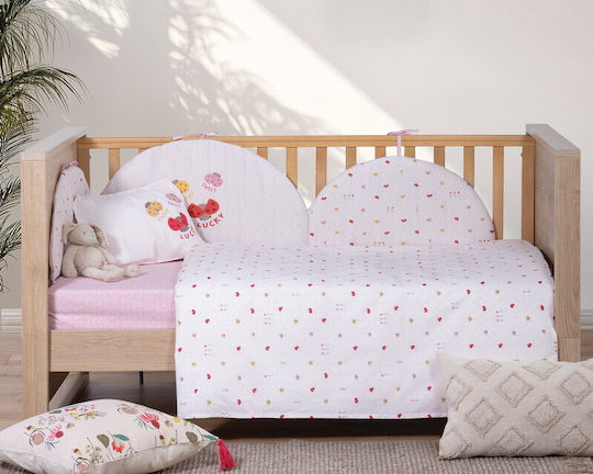 Nef-Nef Homeware Set Lady Bug Ecru 170x120 cm Nef-Nef Homeware Set Lady Bug Ecru 170x120 cm