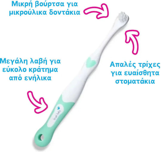 Brush Baby Periuță de Dinți pentru Copii Albastră