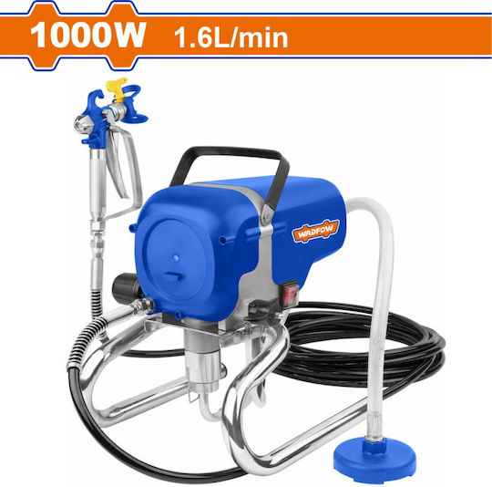 Wadfow Electric Paint Spray Gun 1000W with 1.6lt Container