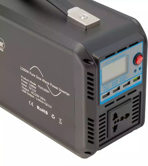 Gdsuper Pure Sine Wave Inverter Power 1200W with Nominal Input Voltage 12V FSA1200H