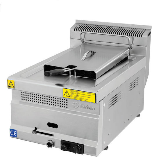 Karamco Fritteuse Gas 7kW Kapazität 8Es 40x63x30cm TC.6FG400