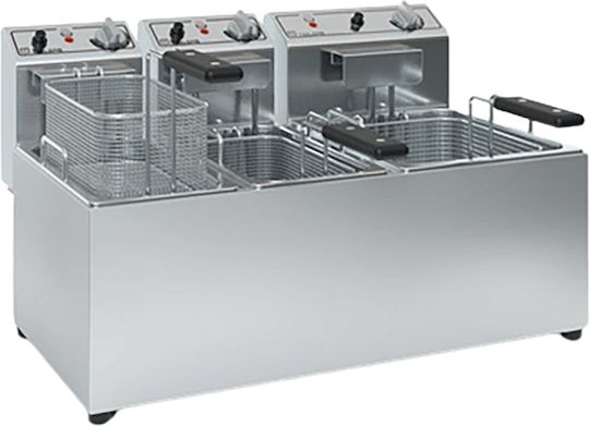 TzeTHan Elektrische Fritteuse Dreifach 9.9kW 66x43x38cm Einphasig 380v