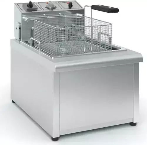 ΤζεΘάν Ηλεκτρική Φριτέζα 7.5kW Χωρητικότητας 10lt 36x52x44cm Φ700 380V/7.5kW