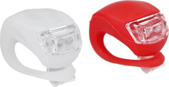 Led Bicycle Light Front Rear Set 2pcs Hj008-2