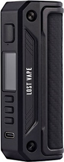 Lost Vape Thelema Solo Box Mod Black Carbon Fiber