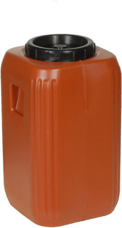 Miltoplast Square Barrel 20lt Plastic Container 20lt with Double Lid and Rubber 4528487