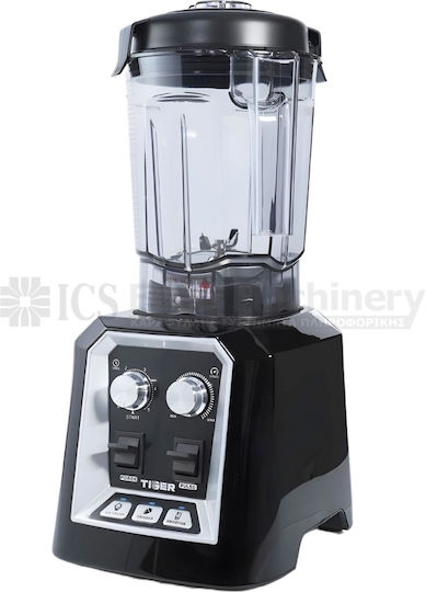 Dynamic Commercial Blender 2kW Black with Jug Capacity 2lt 19.6x22.8x44.4cm