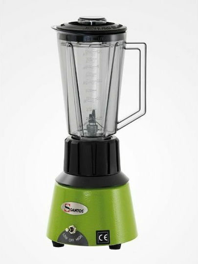 Santos No 33 Blender Comercial 0.6kW Verde cu Memorie Internă Cana 1.25lt 18x18x42cm