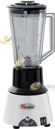 Santos No 33 Commercial Blender 0.6kW Chrome Silver with Capacity of Jug 1.25L 18x18x42cm