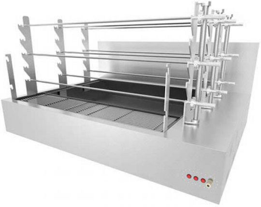 Biokan TLG64 Грил с шишчета Въглища с Размери 81x160x90см
