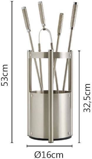 Găleată pentru unelte de șemineu Oro Matte Zogometal K27-1195