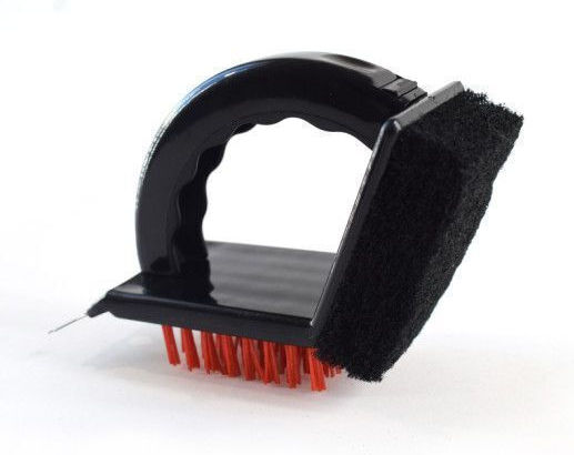 Landmann BBQ Cleaning Brush with Scraper and Sponge 3 in 1